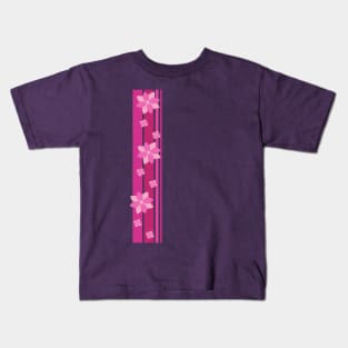 Pink Flowers Kids T-Shirt